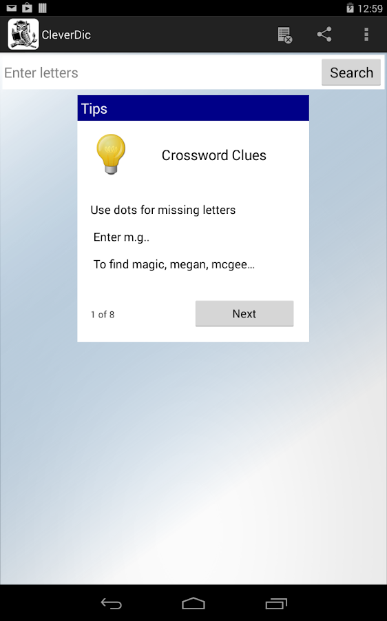 The Crossword Solver. Crossword Solver - missing letters ...
