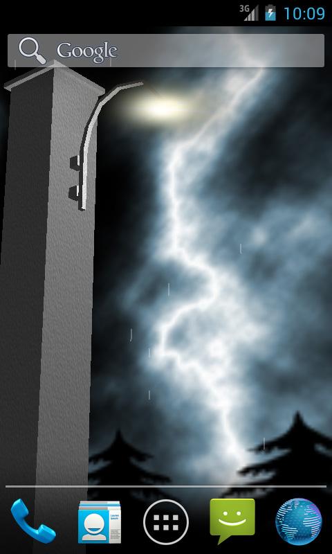 Street Light 3D LWP Screen 3