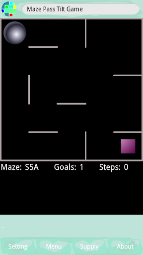 Maze Pass Tilt Game