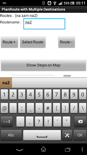 PlanRoute Multi Destinations