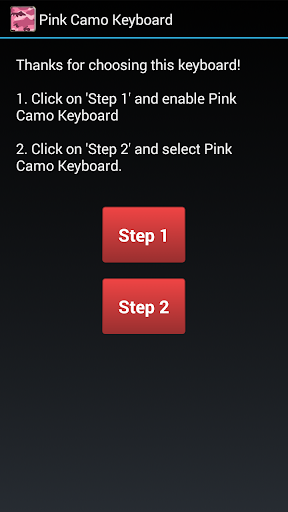 【免費個人化App】Pink Camo Keyboard-APP點子