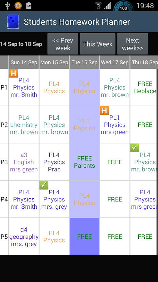 Best homework planner app picture