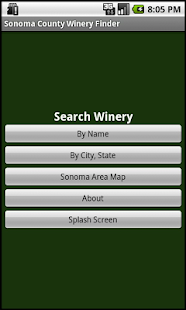 Sonoma County Winery Finder Screenshots 1