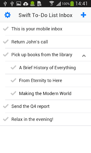 Swift To-Do List Inbox