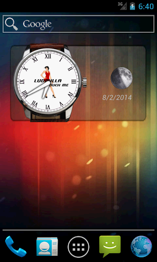 Ludmilla Clock widget