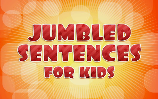 Jumbled Sentences For Kids