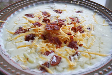 Golden Loaded Baked Potato Soup