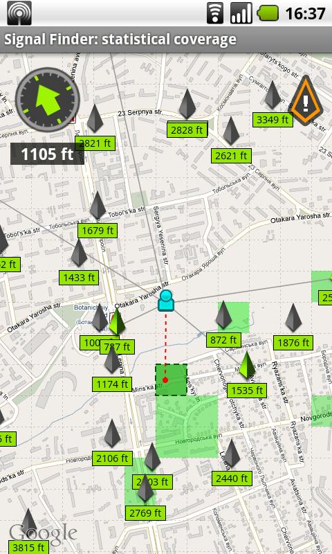 Signal Finder- screenshot