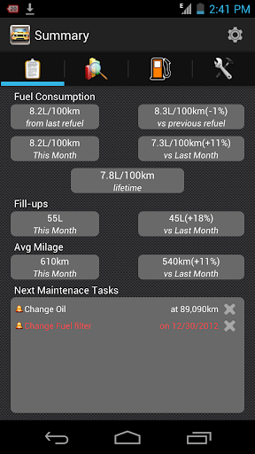 My Fuel Tracker