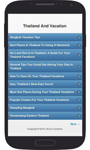 Thailand And Vacation