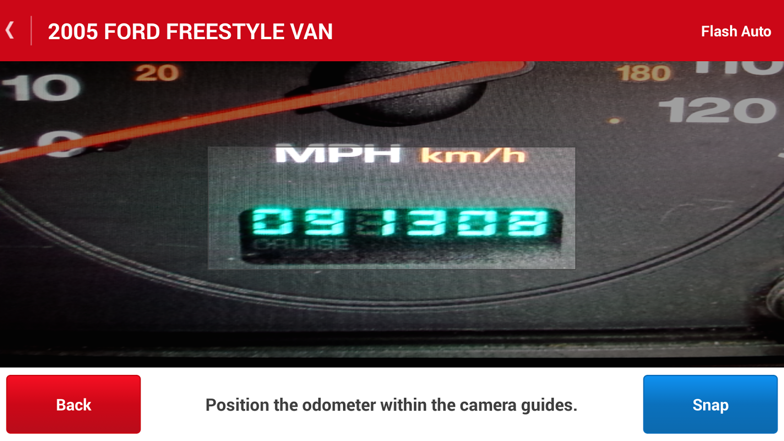 Odometer Snap - screenshot