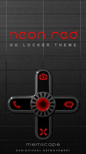 GO Locker NEON RED Theme