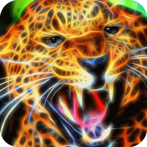 Electrified fierce leopard LWP LOGO-APP點子