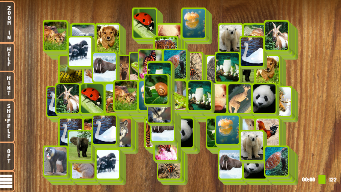 jeux animal mahjong solitaire