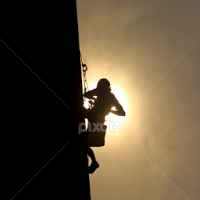 Silhouette by Rully Kustiwa - Sports & Fitness Climbing
