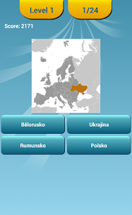 Zemích Světa Na Mapě Quiz - náhled