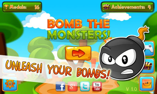 【免費街機App】Bomb the Monsters!-APP點子