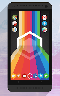 Flatty - A Flat Hex Icon Pack - screenshot thumbnail