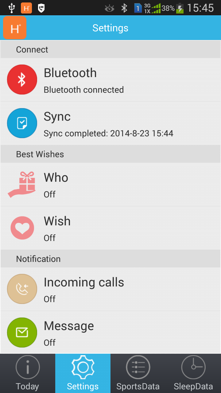 HPlus Screen 2