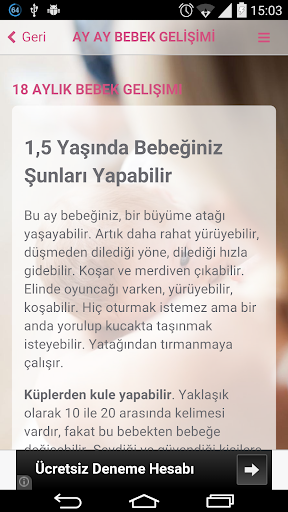 【免費健康App】Bebek Gelişimi-APP點子