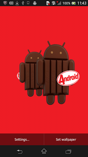 KitKat 3D Live Wallpaper