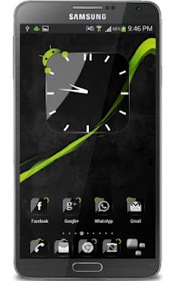 How to get Crystal Black Clock Widget lastet apk for bluestacks