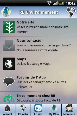 【免費生產應用App】RB Environnement-APP點子