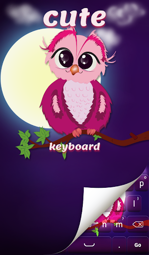 Cute Owl Keyboard