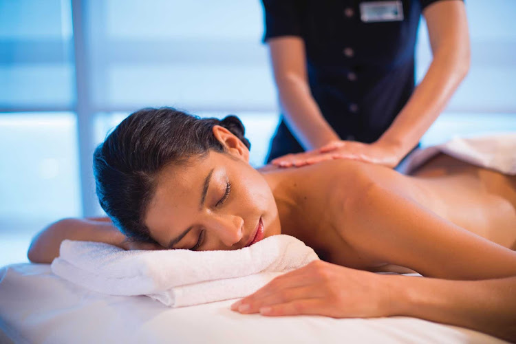 Take a moment for yourself during a calming massage or treatment offered on Celebrity Constellation.