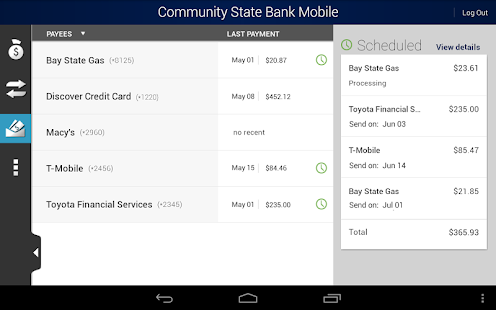Community State Bank Mobile Screenshots 8