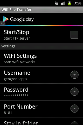 Wifi File Transfer