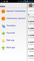 Spanish Vietnamese dictionary APK צילום מסך #16