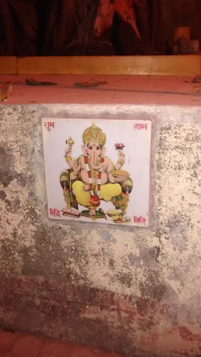 Ganesh mural  at wadala depot