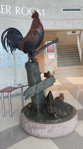 Poultry Science Center of Excellence Statue