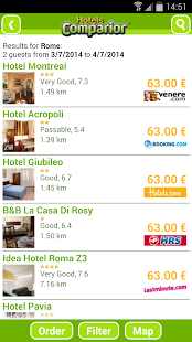 Comparior Compare Hotel prices Screenshots 2