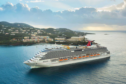 Carnival-Breeze-in-St-Thomas - Enjoy gorgeous skies and azure seas when you sail to St. Thomas with Carnival Breeze.