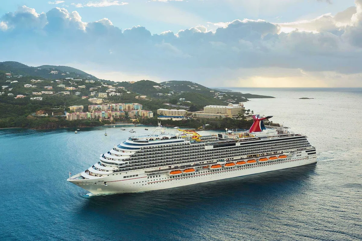 Carnival-Breeze-in-St-Thomas - Enjoy gorgeous skies and azure seas when you sail to St. Thomas with Carnival Breeze.