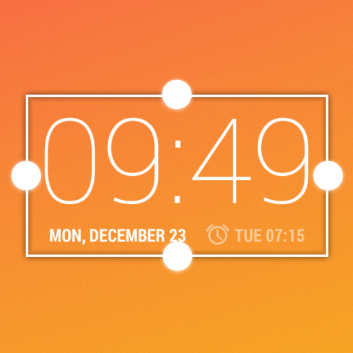 Desk Clock Resizable Widget LOGO-APP點子