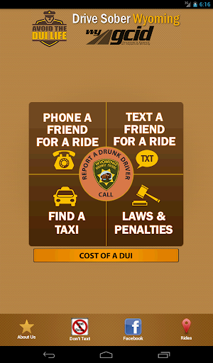 【免費生活App】Drive Sober Wyoming-APP點子