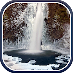 Cover Image of ダウンロード Winter Waterfalls Wallpaper 1.0.1 APK