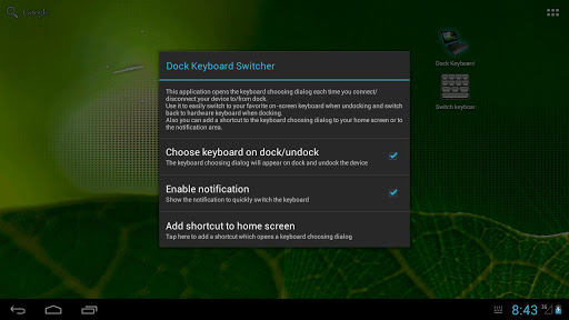 Dock Keyboard Switcher
