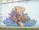 Disco Girl Graffiti