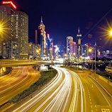 Light streaks in Hong Kong by Jason Lovell -  