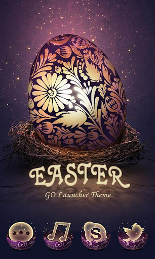 Easter eggs GO Launcher Theme