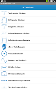 Lastest RF And Microwave Calcs APK