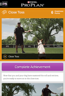 Pro Plan P5 Dog Training App - screenshot thumbnail