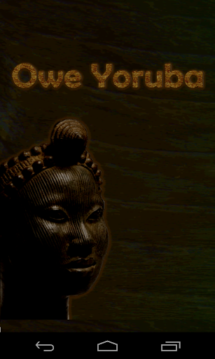 Yoruba Proverb Òwe