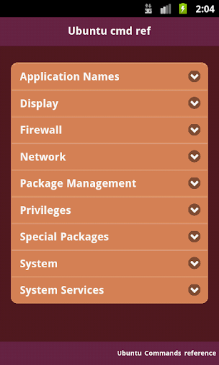 Ubuntu Commands reference
