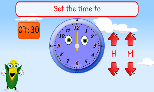 【免費教育App】Tell Time for Kids First Grade-APP點子