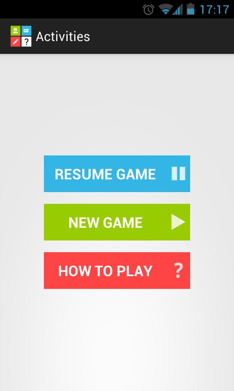 Activities Screen 1